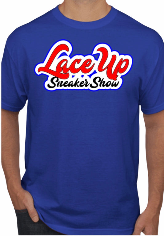 Blue Laceupsneakershow Shirt