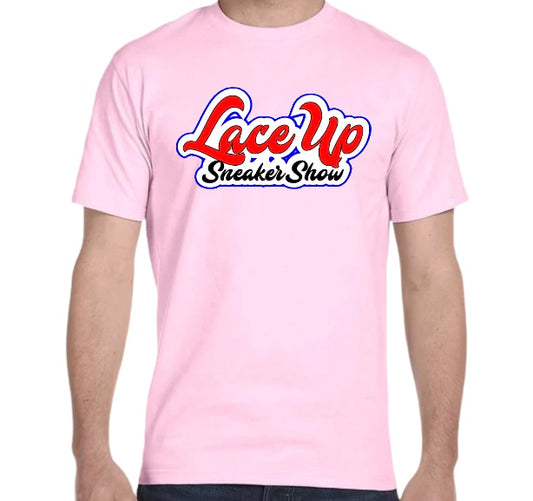 Pink Laceupsneakershow Shirt